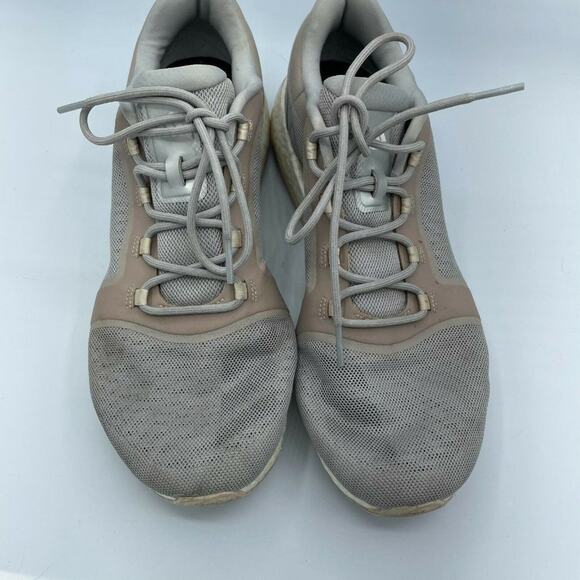 Adidas Womens Gray Pure Boost BB3286 Lace Low Top Running Shoes Size 10 Sneakers - Picture 2 of 9